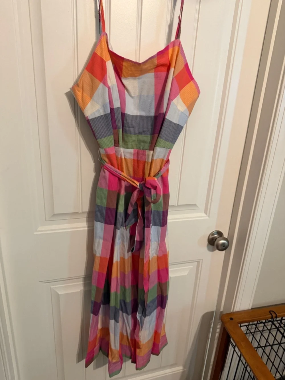 NWT Kate Spade Plaid Sundress Midi xxl